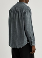 Rag & Bone Matthew Faded Denim Shirt Blue