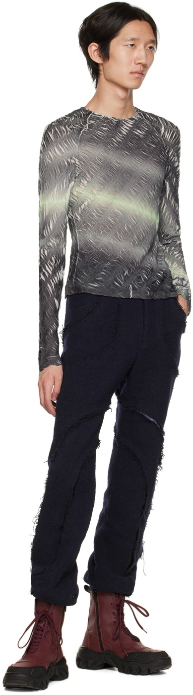PONDER.ER SSENSE Exclusive Black Tire Long Sleeve T-Shirt