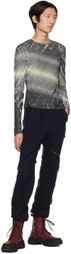 PONDER.ER SSENSE Exclusive Black Tire Long Sleeve T-Shirt