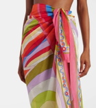 Pucci Iride cotton beach cover-up