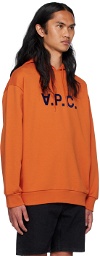A.P.C. Orange Milo Hoodie