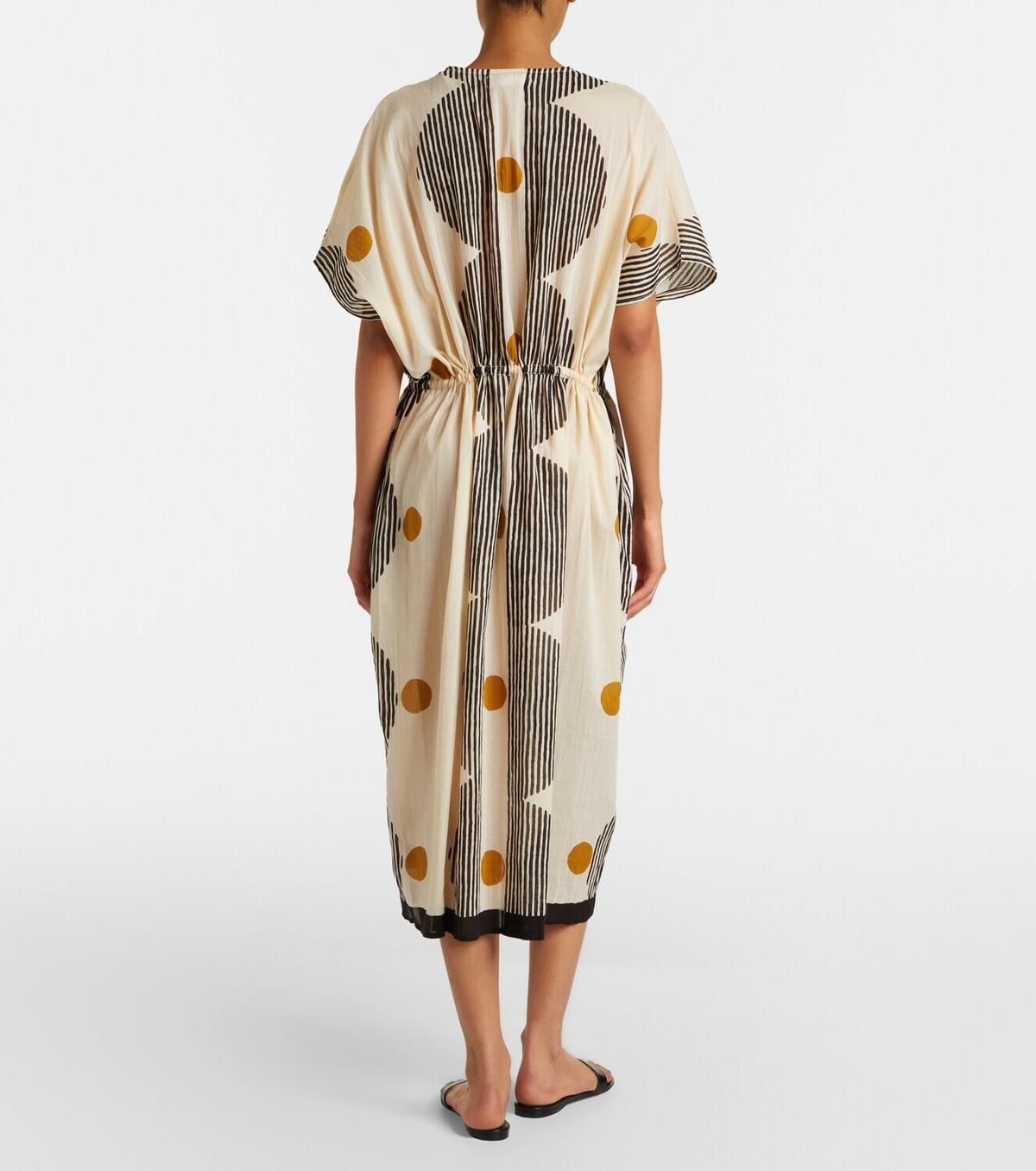 Velvet Amira printed cotton kaftan