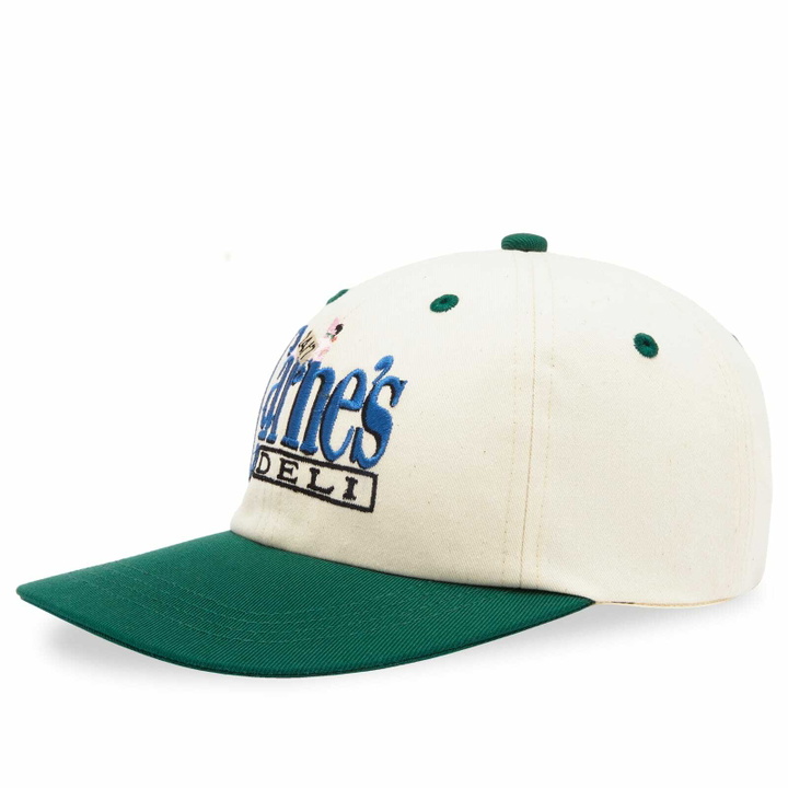 Photo: Carne Bollente Men's Carne Deli Cap in Cream/Green 