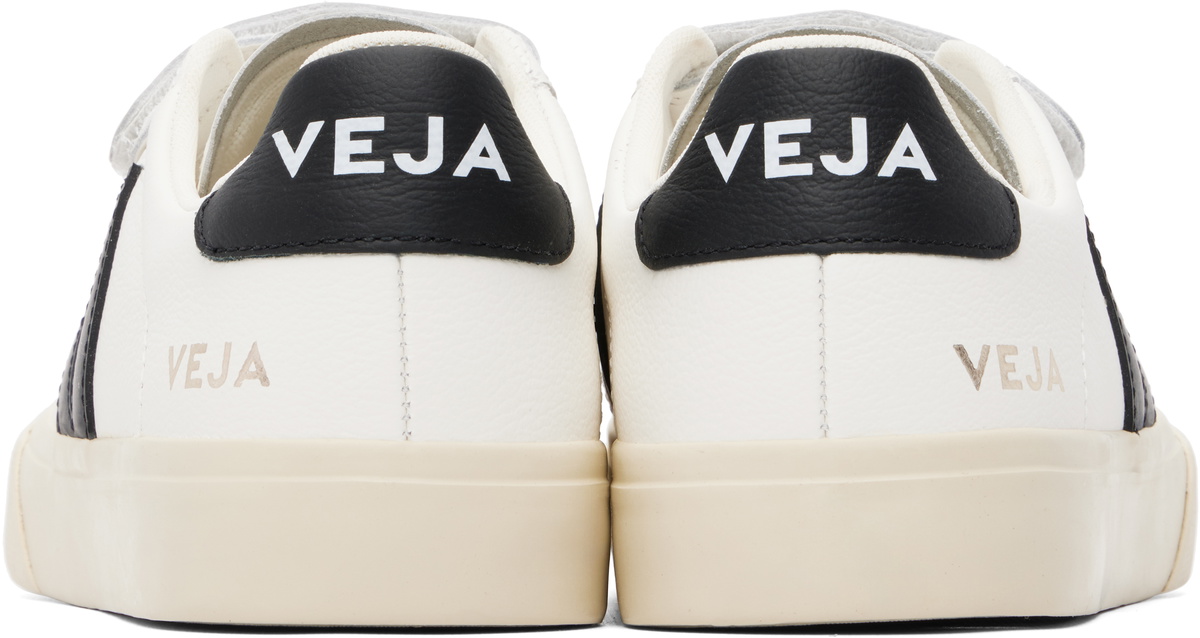 VEJA White & Black Recife Leather Sneakers