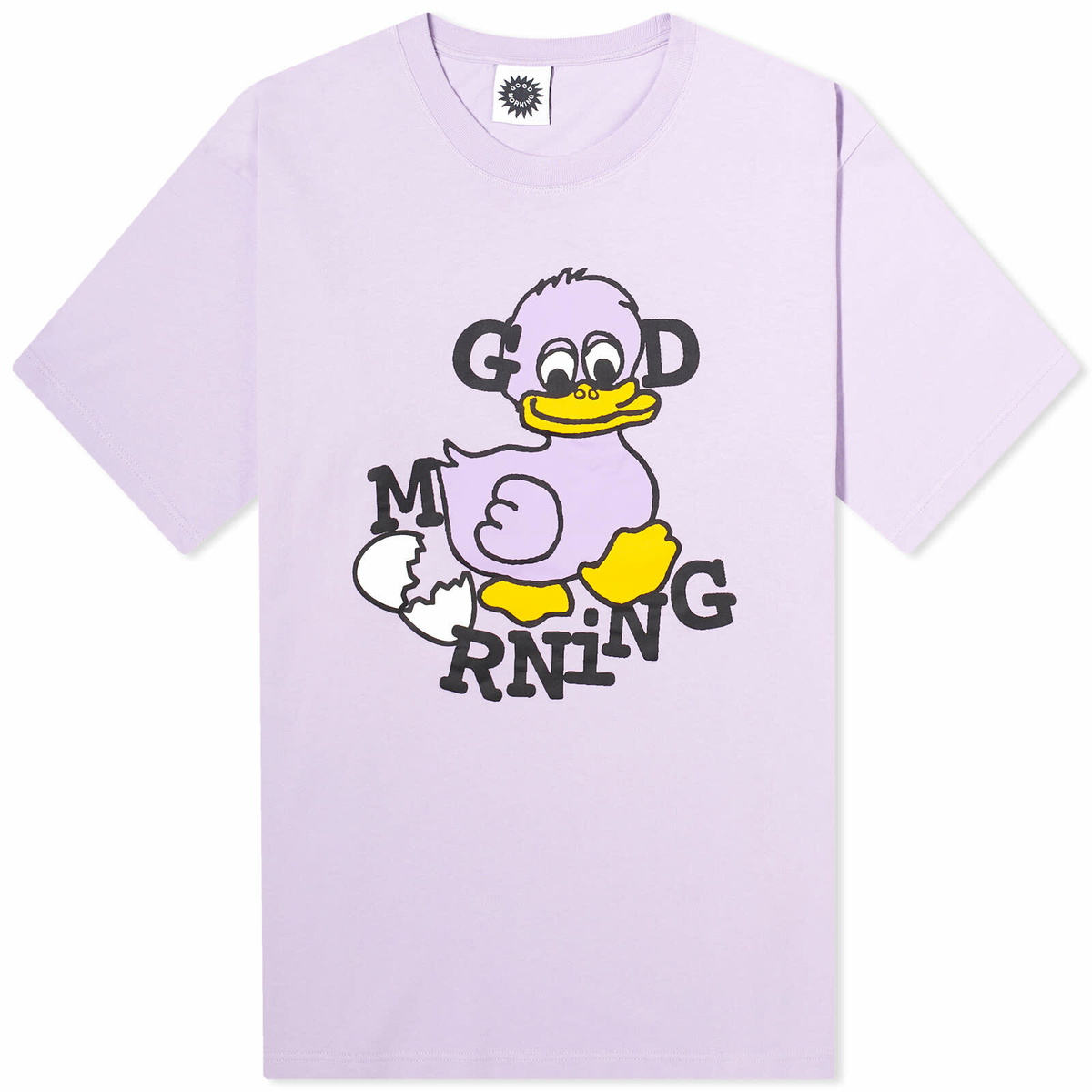 Good Morning Tapes Men's Duck T-Shirt in Lavender