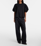 Noir Kei Ninomiya Puff-sleeve cotton jersey T-shirt