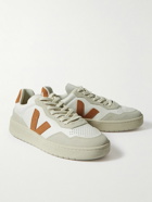 Veja - V-90 Suede and Leather Sneakers - White