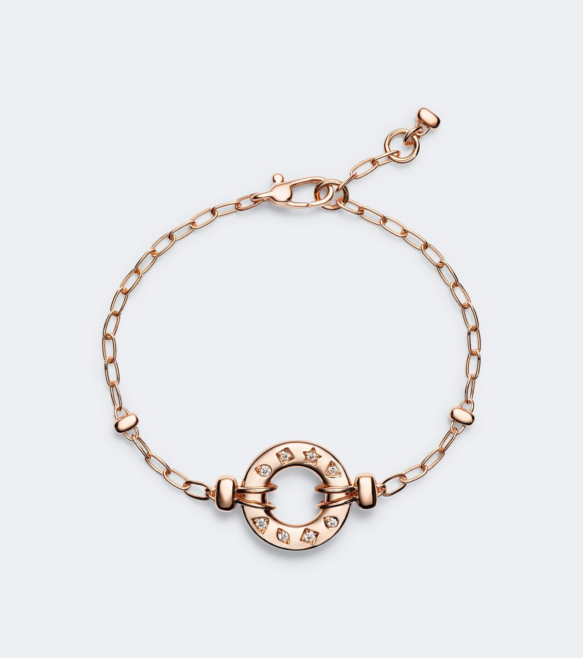 Pomellato Iconica 18kt rose gold bracelet with diamonds