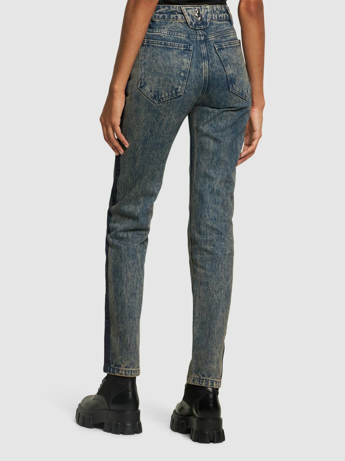 FERRARI - Cotton Denim Jeans