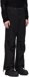 Dion Lee Black Parachute Trousers