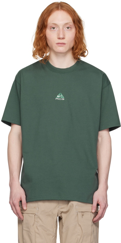 Photo: Nike Green Embroidered T-Shirt