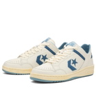 Converse Men's x Eric Emanuel Weapon Low Sneaker in Vintage White/Mountain Spring