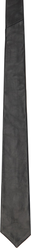 Photo: Deadwood Black Timo Leather Tie