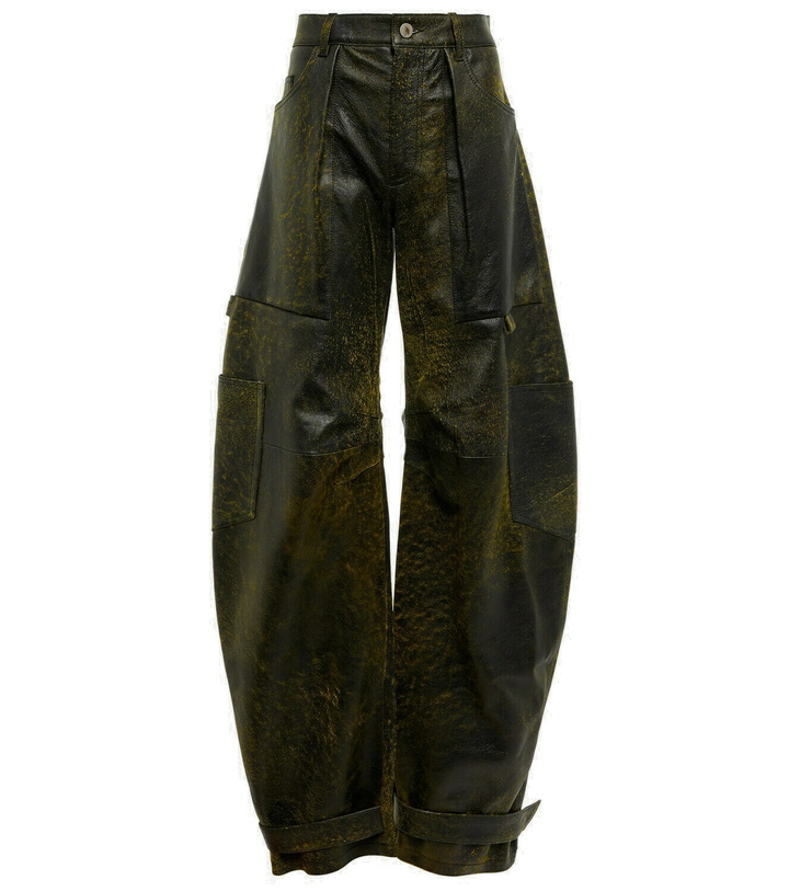 Photo: The Attico - Codi embroidered leather pants