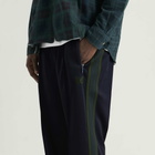 Needles Men's Poly Smooth Zipped Track Pants in Navy
