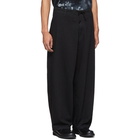 Yohji Yamamoto Black Regular String Jeans