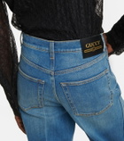 Gucci - Embroidered flared jeans