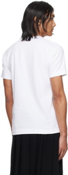 COMME des GARÇONS PLAY White Printed T-Shirt