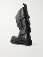 Balenciaga - Venom Buckled Leather Boots - Black