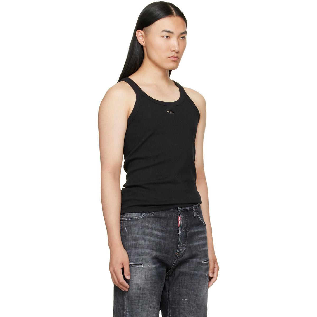 Diesel Black T-Wife-Dco Tank Top