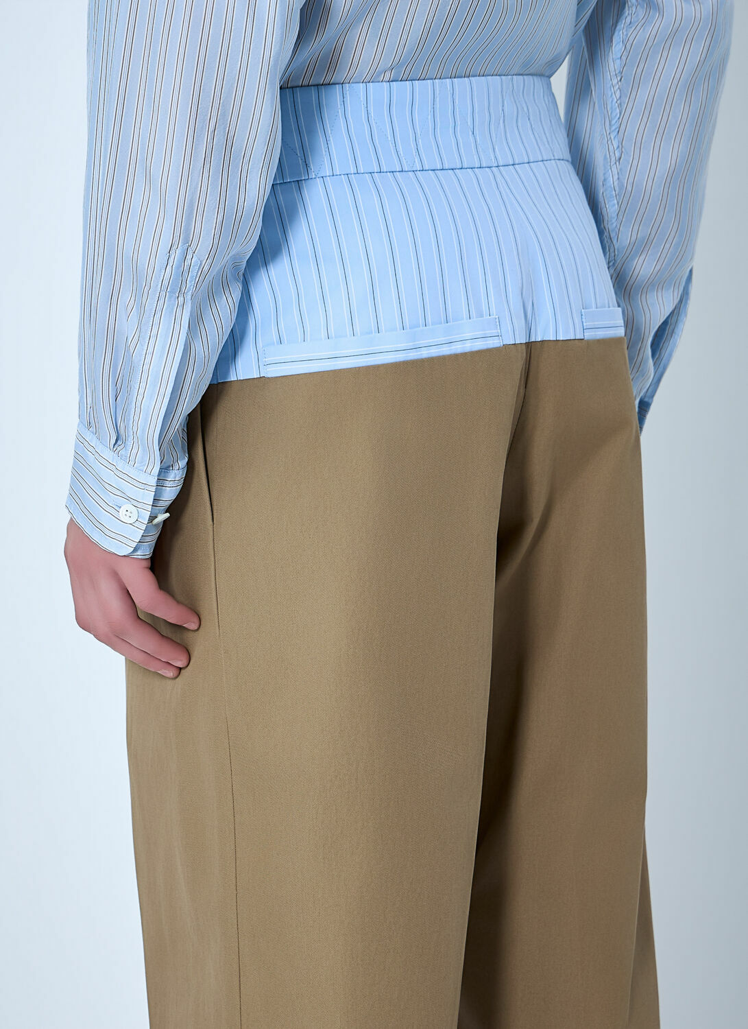 Dries Van Noten Wide-Leg Trousers with Elasticated Waistband