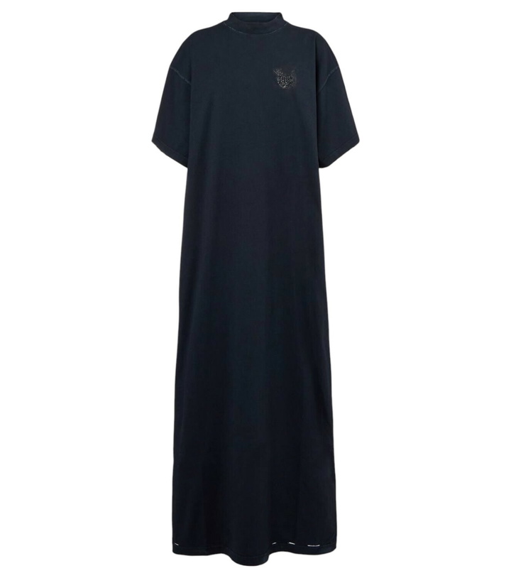 Photo: Balenciaga Logo cotton jersey T-shirt dress