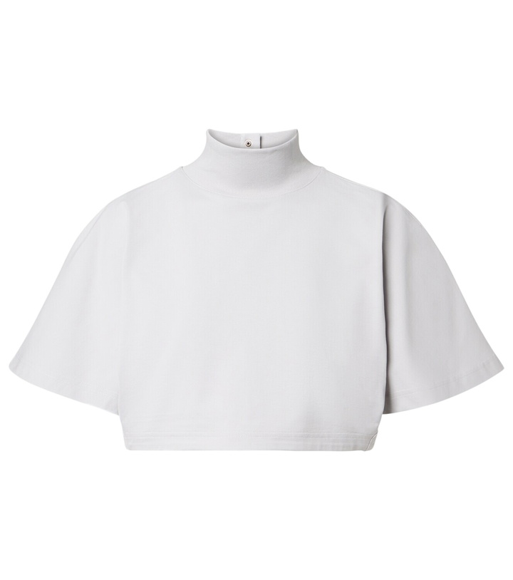 Photo: Alaïa Cropped cotton jersey T-shirt