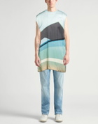 Jil Sander Mens T-shirt Sky in Blue