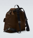 Prada Re-Nylon leather-trimmed backpack