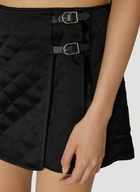 Durazzi Milano Quilted Buckle Mini Skirt