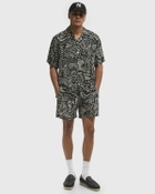 OAS Tar Lorenzo Viscose Shirt Black Mens Shortsleefe