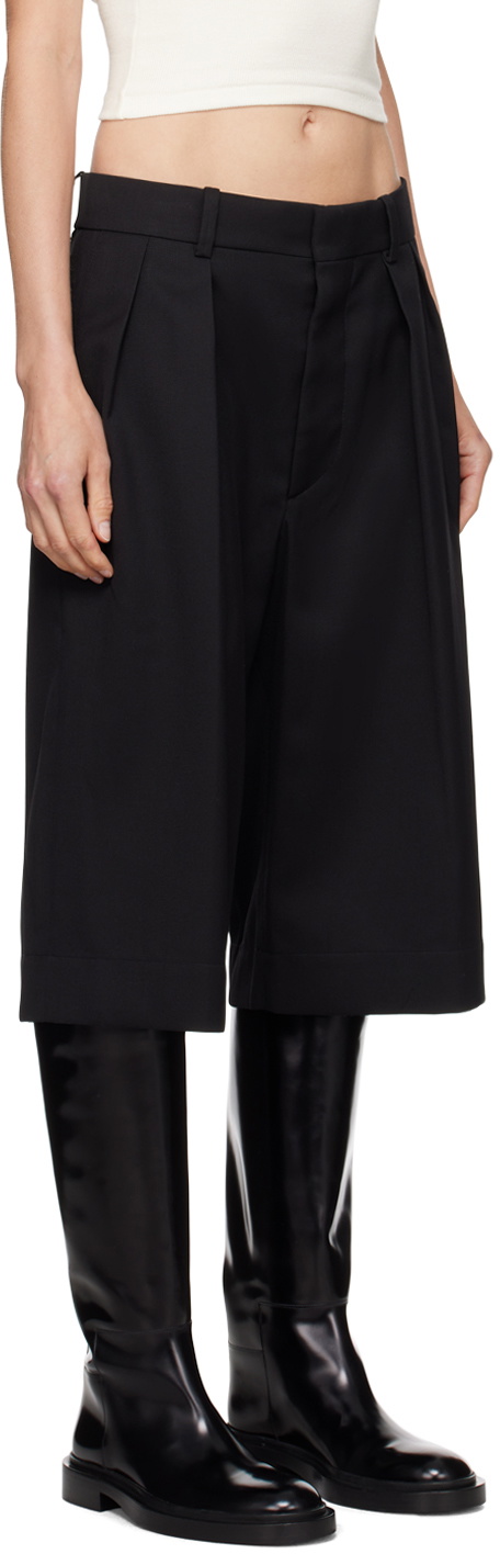 WARDROBE.NYC Black Low Rise Shorts