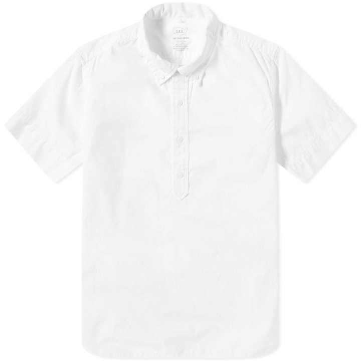 Photo: Save Khaki Short Sleeve Popover Shirt White