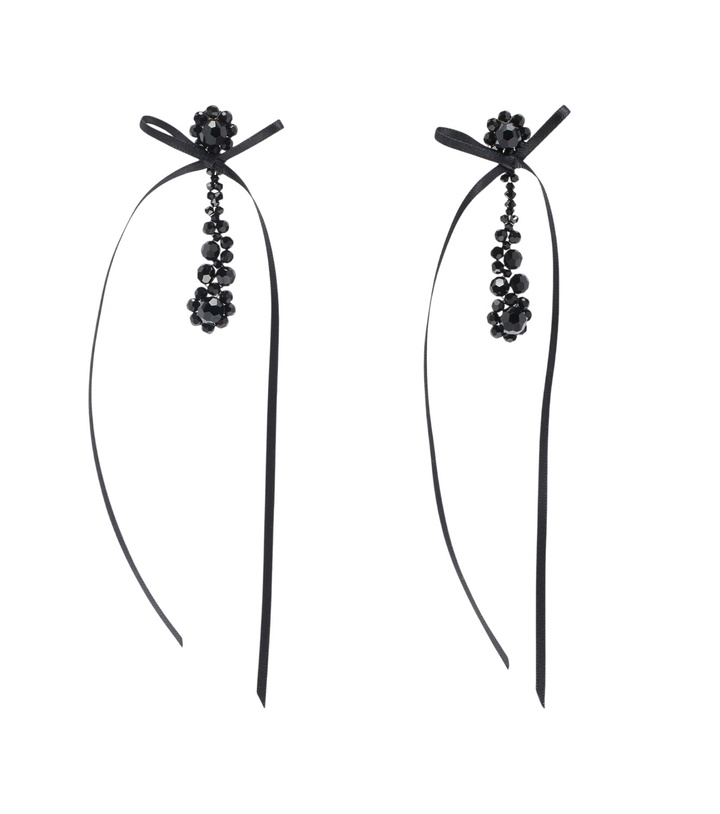 Photo: Simone Rocha Victorian Drip embellished drop earrings