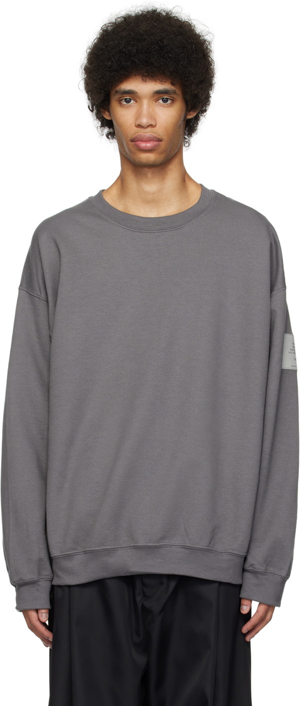N.Hoolywood Gray Patch Sweatshirt