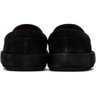 Marsèll Black Cassapelle Leather Slip On Sneakers
