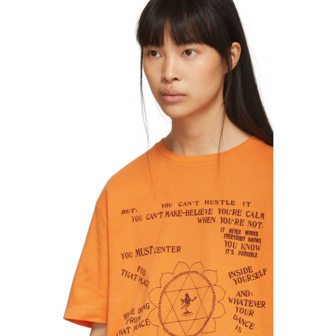 WALES BONNER オレンジ Tシャツ Adidas x Wales Bonner Short Sleeve T-Shirt in Bold Orange