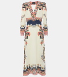 Etro Printed midi dress