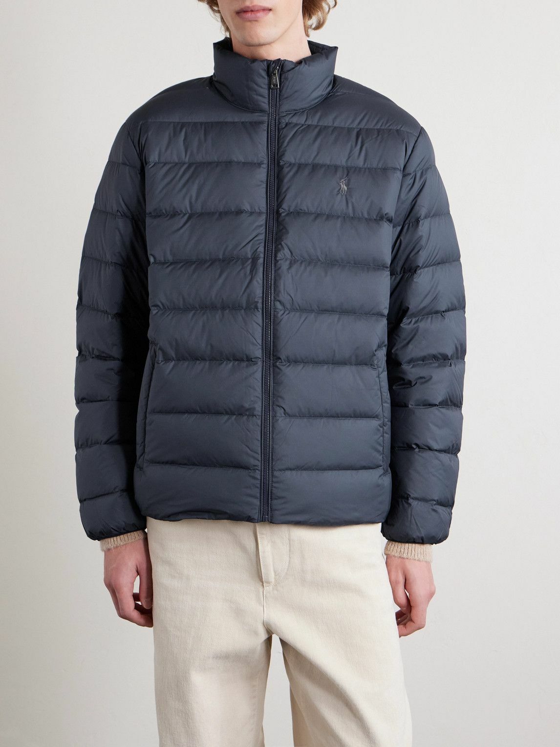Polo Ralph Lauren - Logo-Embroidered Quilted Shell Down Jacket - Blue