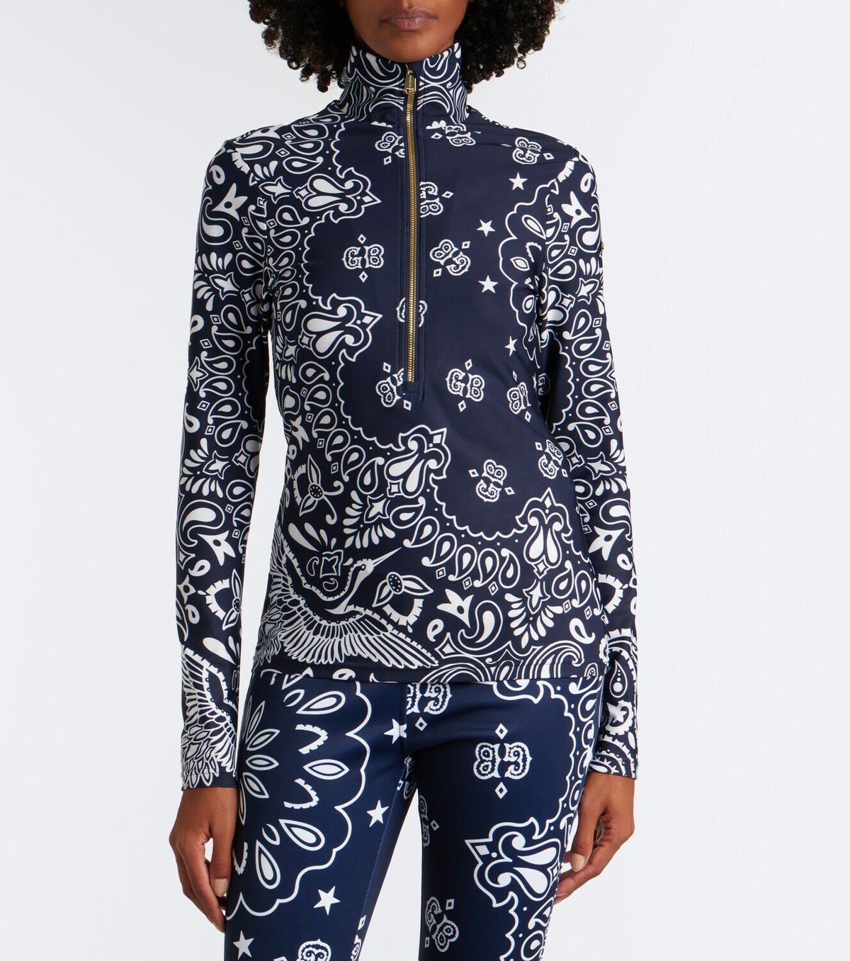 Goldbergh Tokiko paisley ski top