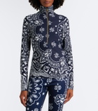 Goldbergh Tokiko paisley ski top