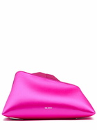 THE ATTICO Medium 8.30 Pm Satin & Leather Clutch