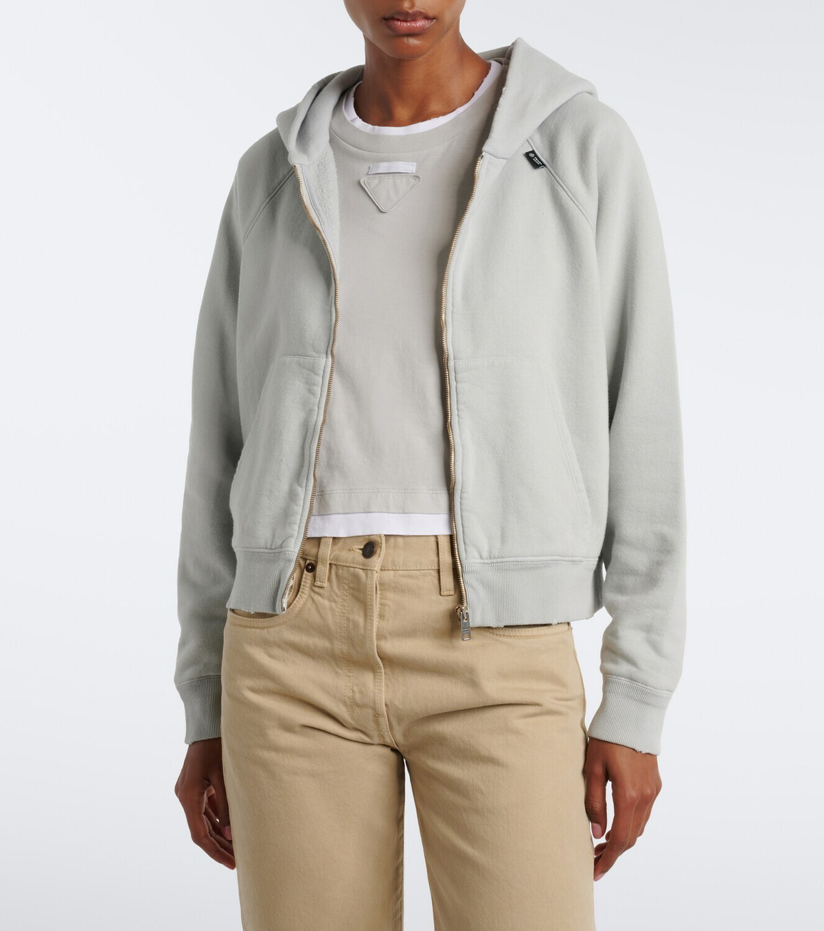 Prada Cotton jersey hoodie