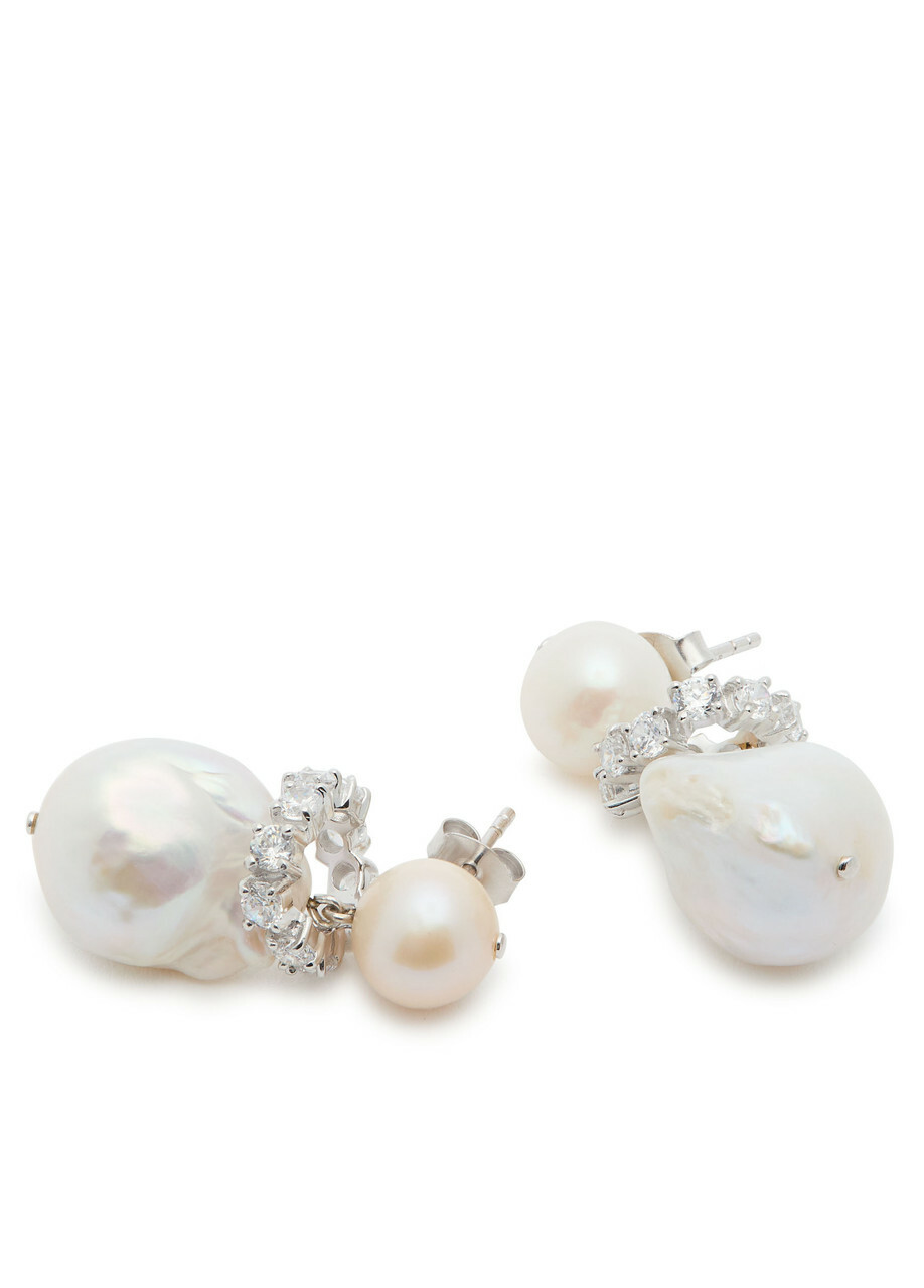 Completedworks Baroque Pearl-embellished Sterling Silver Drop Earrings - One Size
