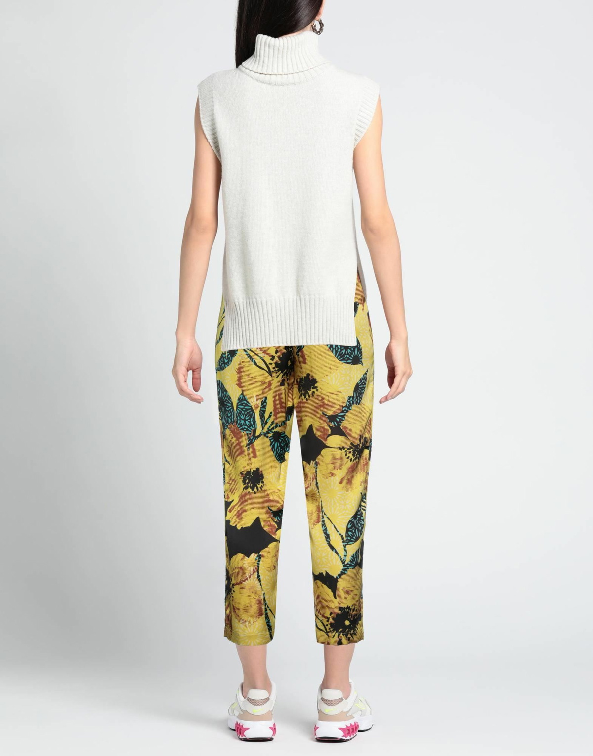 Manila Grace Womens Pants in Yellow