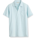 Alex Mill - Slim-Fit Slub Cotton-Jersey Polo Shirt - Blue