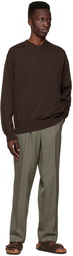 Another Aspect Brown Cotton Sweater