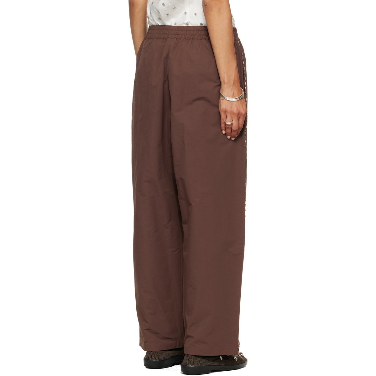 RESCHA SSENSE Exclusive Brown Tracking Pants