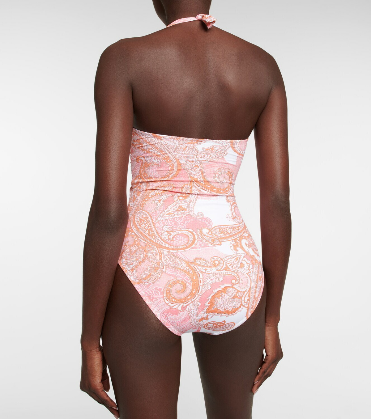 Melissa Odabash Zanzibar paisley halterneck swimsuit Melissa Odabash
