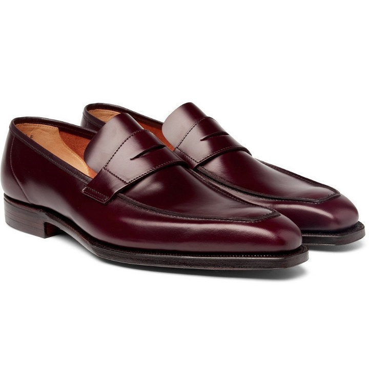Photo: George Cleverley - George Leather Penny Loafers - Men - Burgundy